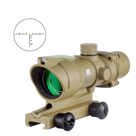 Lunette de visée type ACOG 4x32 Fibre Optique TAN - Loadout  - 