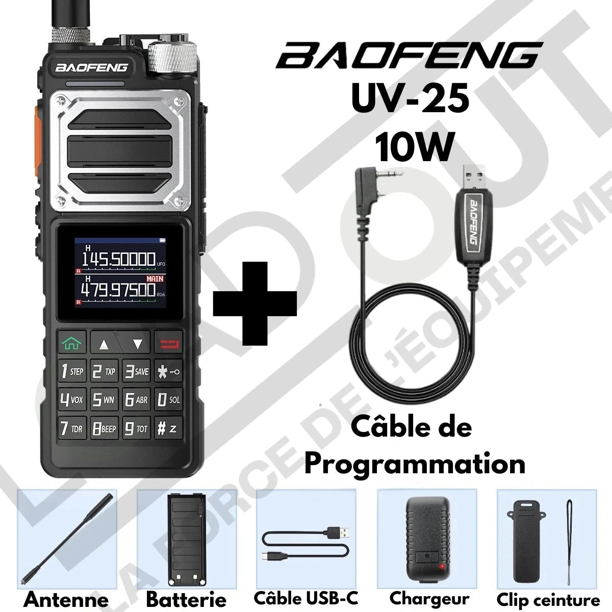 Baofeng Talkie Walkie UV-25 10W - Loadout 