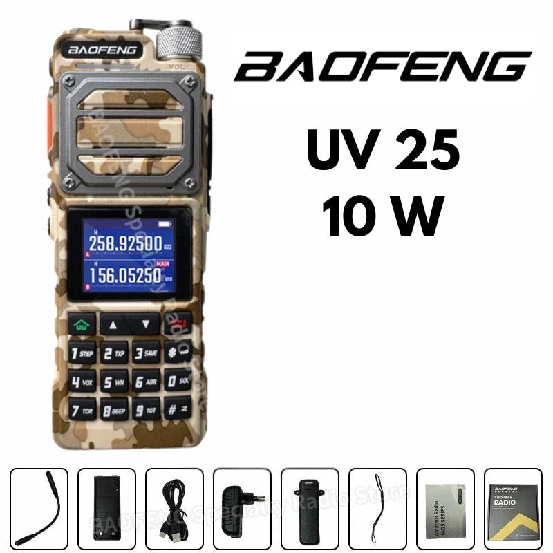 Baofeng Talkie Walkie UV-25 10W Camo TAN - Loadout 
