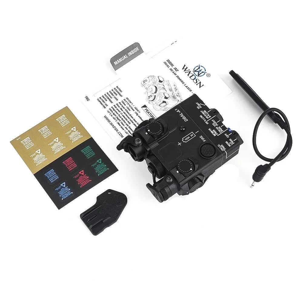 Boitier Lampe/Laser+IR type DBAL-A2 WADSN ABS (Noir)  Loadout   