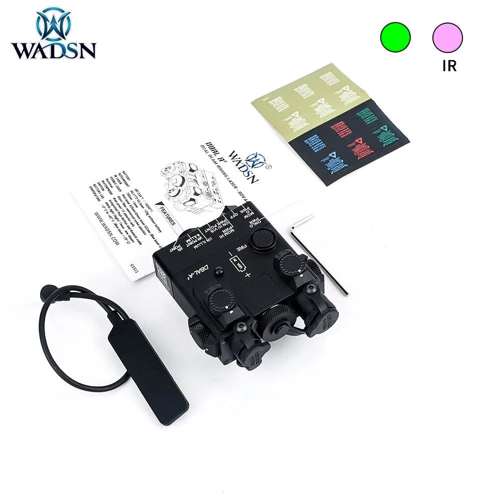 Boitier Lampe/Laser+IR type DBAL-A2 WADSN ABS (Noir)  Loadout   