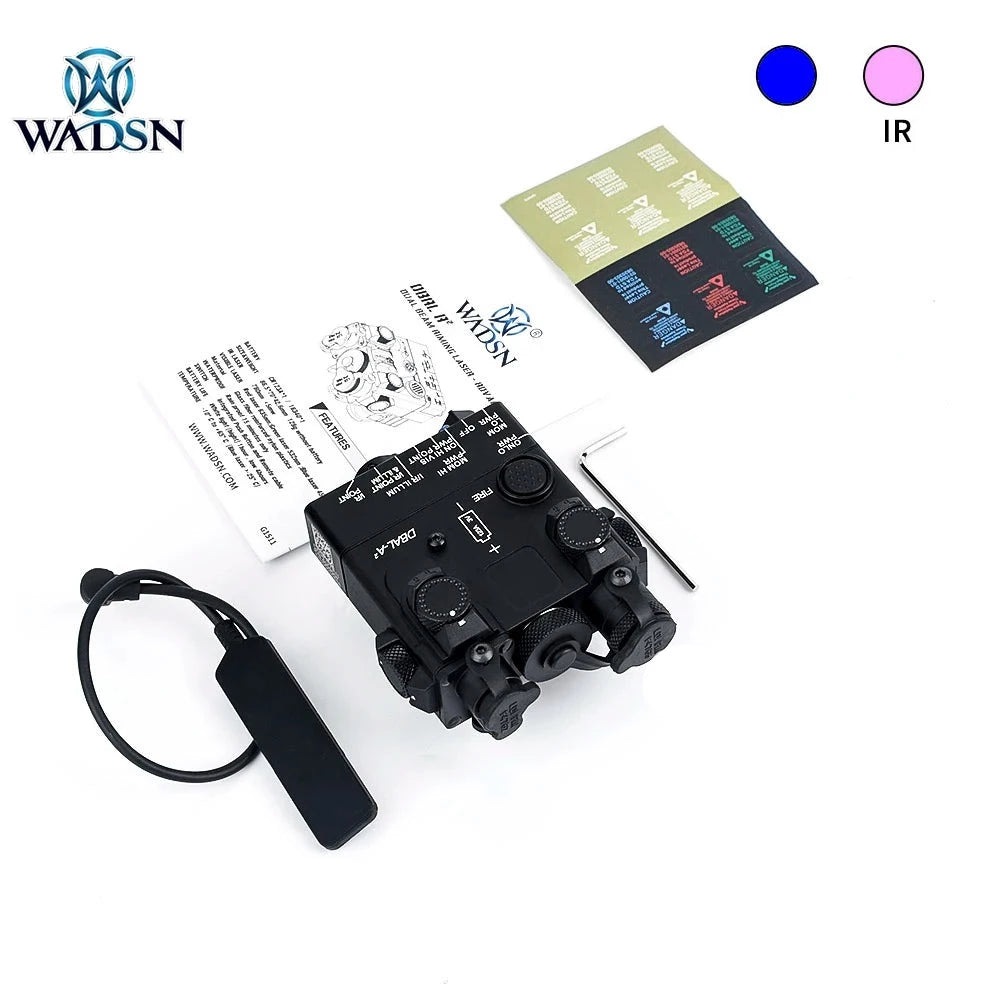 Boitier Lampe/Laser+IR type DBAL-A2 WADSN ABS (Noir)  Loadout   