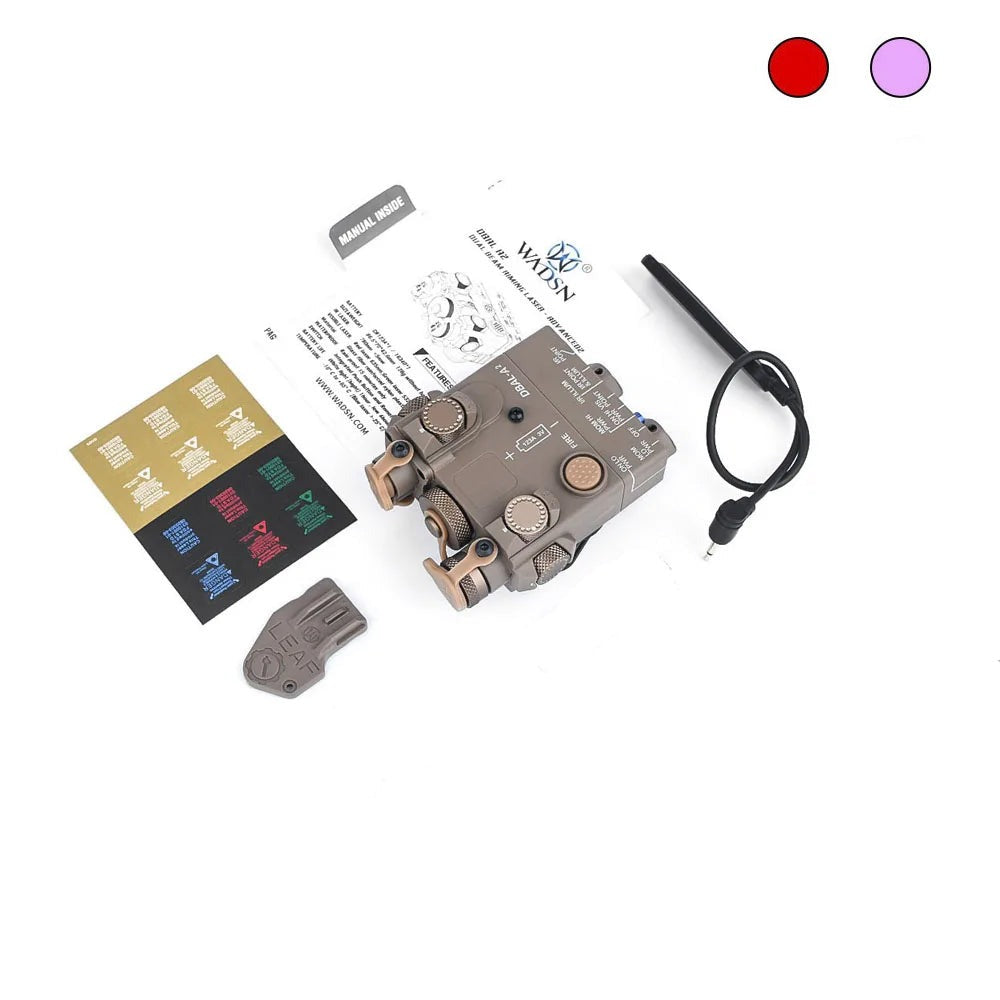 Boitier Lampe/Laser+IR Type DBAL-A2 WADSN ABS (Tan)  Loadout   