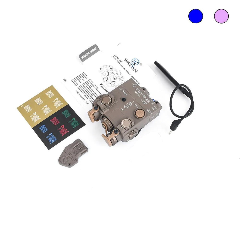 Boitier Lampe/Laser+IR Type DBAL-A2 WADSN ABS (Tan)  Loadout   