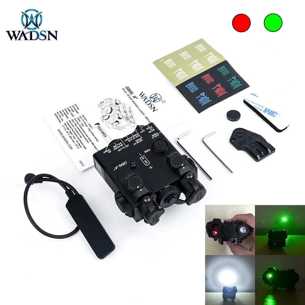 Boitier Lampe/Laser+IR Type DBAL-A2 WADSN METAL (Noir)  Loadout   