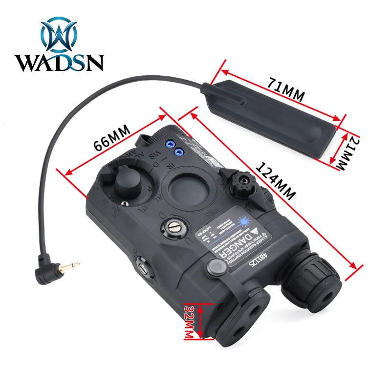 Boitier lampe/laser type AN PEQ WADSN Noir - Loadout 