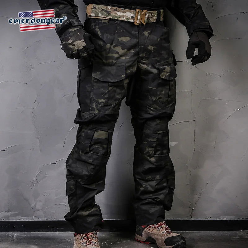 Emersongear Pantalon Tactique Multicam Noir Type G3 - Loadout 