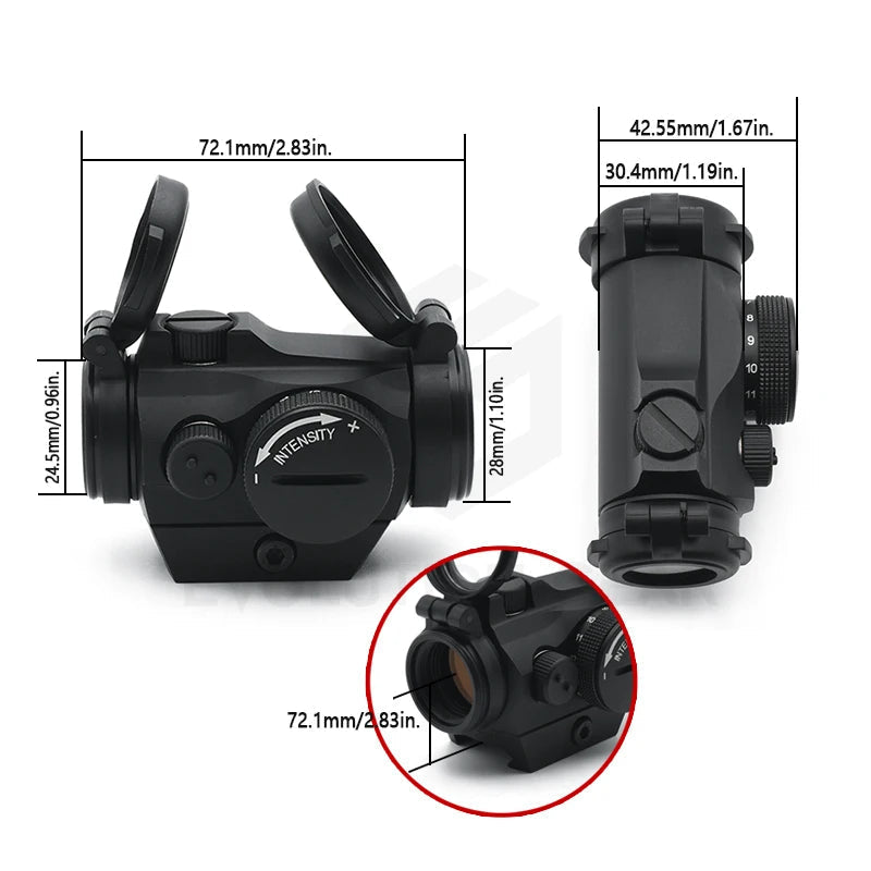 EVOLUTION GEAR Red Dot type Micro v2 NOIR - Loadout 