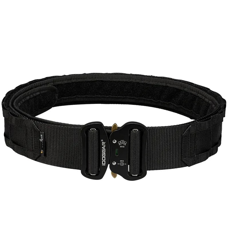 IDOGEAR Ceinturon de combat tactique + Insert ceinturon velcro - Loadout  - 