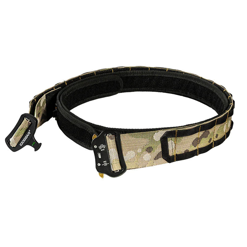 IDOGEAR Ceinturon de combat tactique + Insert ceinturon velcro - Loadout  - 
