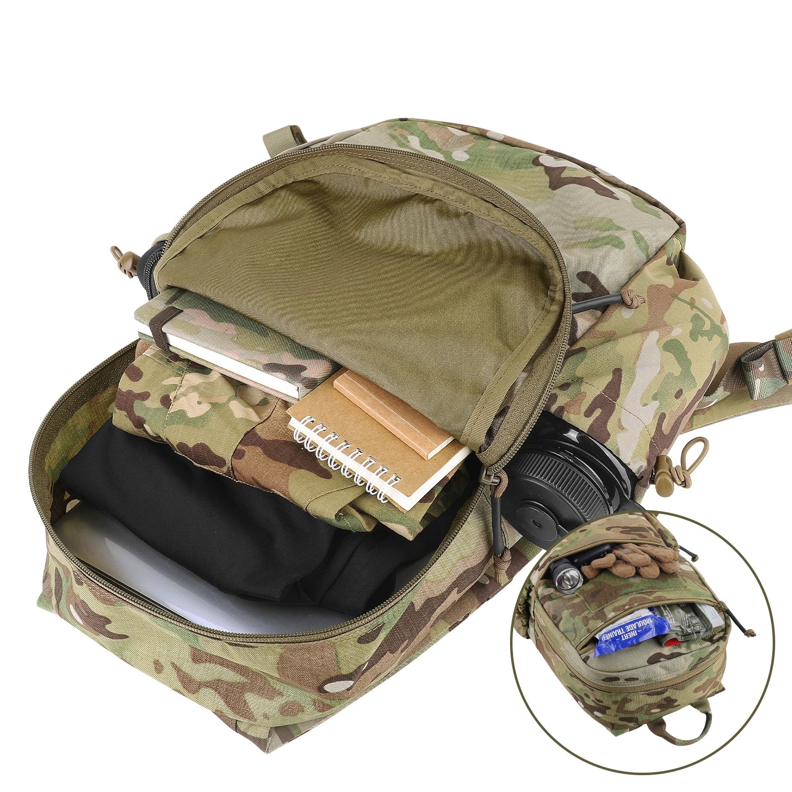 KRYDEX Sac à Dos Tactique 14L