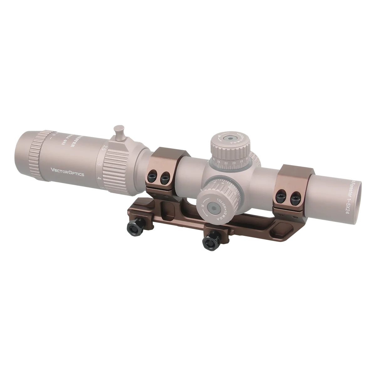 Montage d'Optique Victoptics XASR 30mm Coyote FDE - Loadout  - 