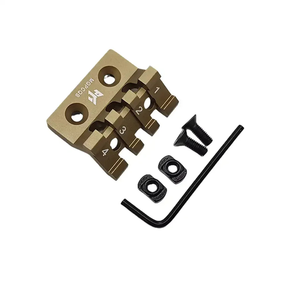 M300/M600 Support 45° Side Guide MLOK/KEYMOD Fishbone Increasing Guide Flashlight Clamp Horse For Margaap Kam Ming M4  Loadout   