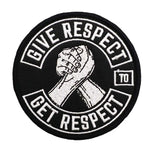 Patch nylon "Give Respect to Get Respect" - Vignette | Loadout 