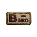 Patch Nylon Groupe Sanguin TAN - Vignette | Loadout 