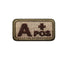 Patch Nylon Groupe Sanguin TAN - Loadout 