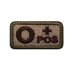 Patch Nylon Groupe Sanguin TAN - Vignette | Loadout 