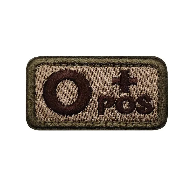 Patch Nylon Groupe Sanguin TAN - Loadout 