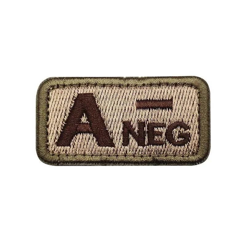 Patch Nylon Groupe Sanguin TAN - Loadout 