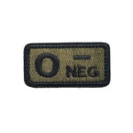 Patch Nylon Groupe Sanguin Vert OD - Vignette | Loadout 
