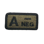 Patch Nylon Groupe Sanguin Vert OD - Vignette | Loadout 