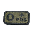 Patch Nylon Groupe Sanguin Vert OD - Vignette | Loadout 