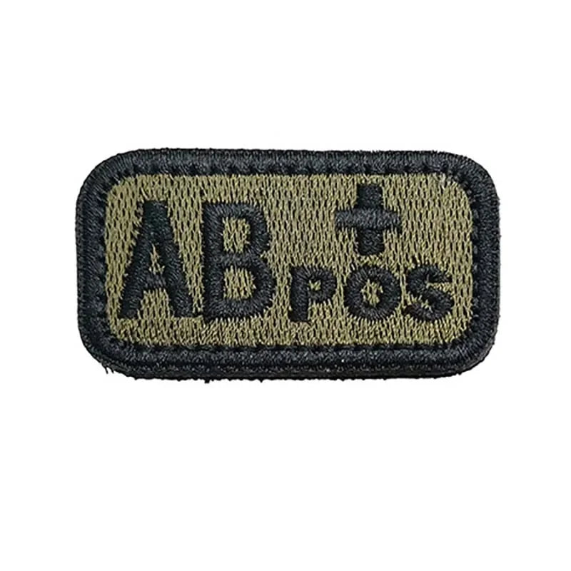 Patch Nylon Groupe Sanguin Vert OD - Loadout 