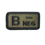 Patch Nylon Groupe Sanguin Vert OD - Vignette | Loadout 
