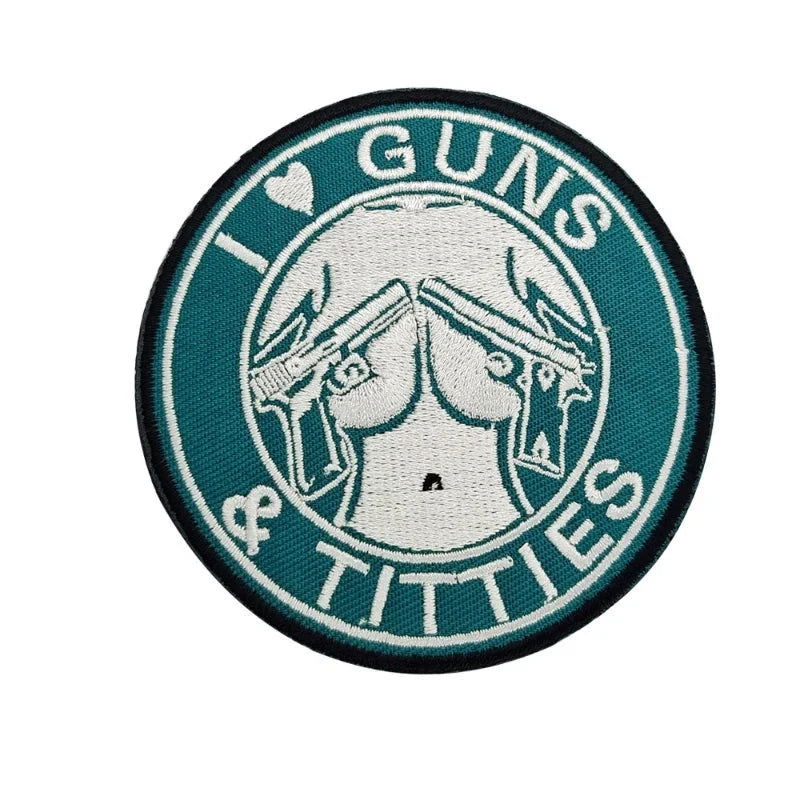 Patch Nylon I Love Guns - Loadout 
