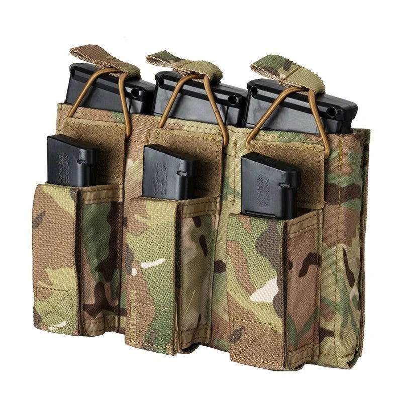 Triple Portes Chargeurs Tactique 5.56 et PA en Nylon - Loadout 