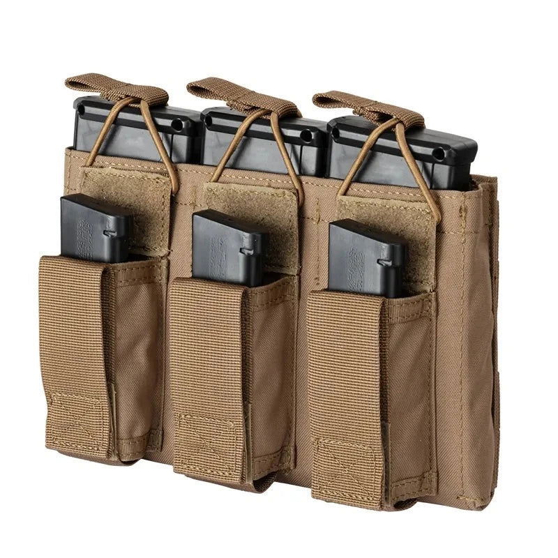 Triple Portes Chargeurs Tactique 5.56 et PA en Nylon - Loadout 