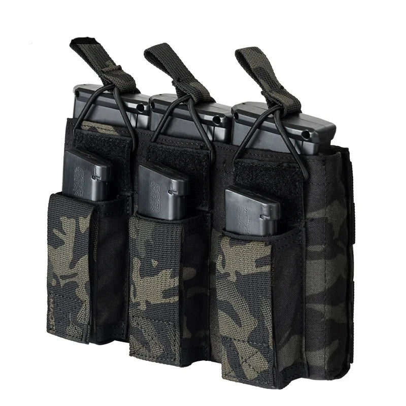 Triple Portes Chargeurs Tactique 5.56 et PA en Nylon - Loadout 