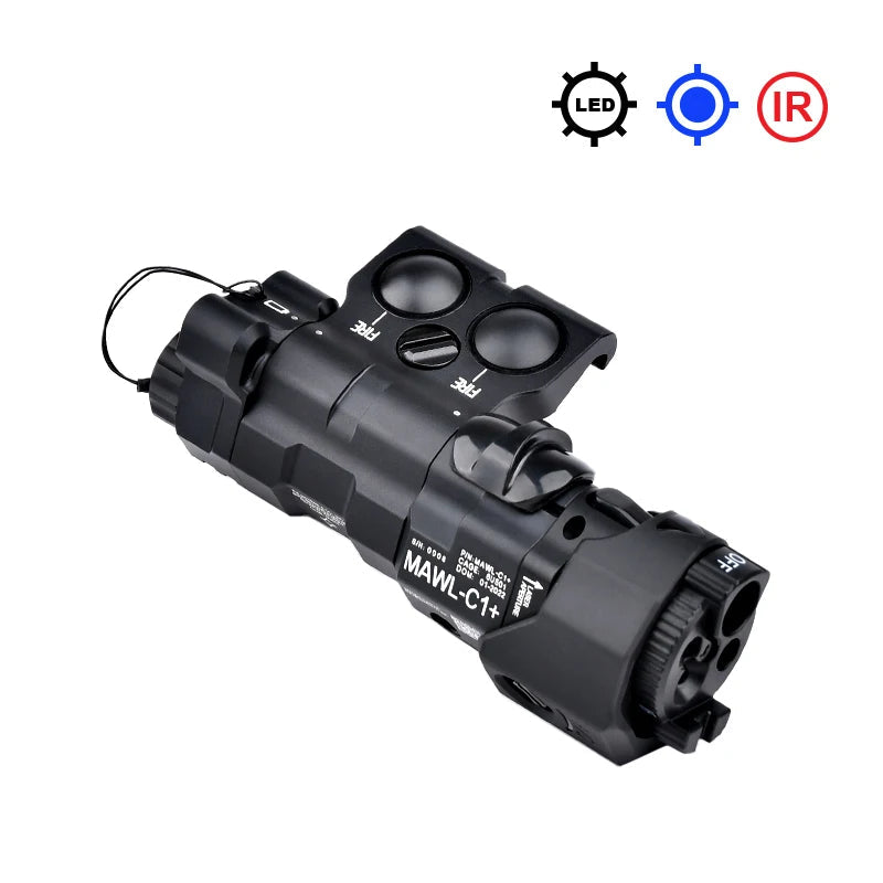 WADSN Boitier Lampe/Laser MAWL C1 METAL NOIR - Loadout 