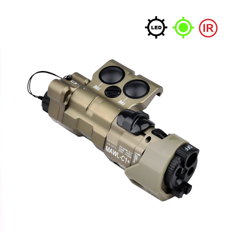 WADSN Boitier Lampe/Laser MAWL C1 METAL TAN - Loadout 