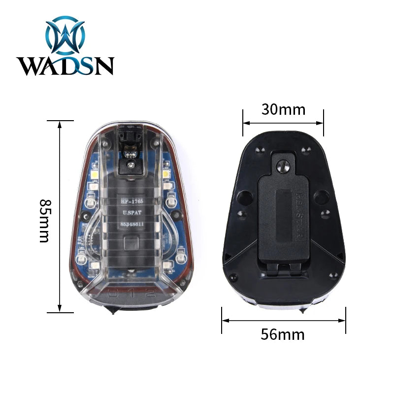 WADSN Lampe de casque LED+IR Hel Star 6 GEN 3 - Loadout  - 